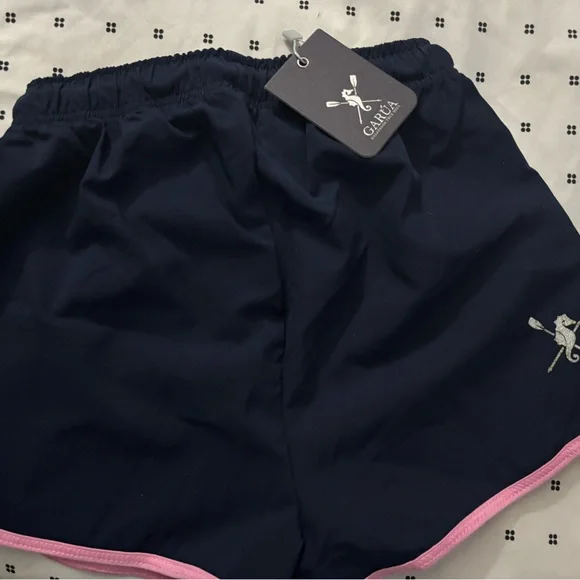 Garúa Girls Navy and Pink Shorts size 6 - Picture 3 of 3